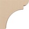 Ekena Millwork 2"W x 10"D x 10"H Thin Yorktown Rough Cedar Woodgrain TimberThane Corbel, Primed Tan CORUR02X10X10YORRCPR - alternate 5